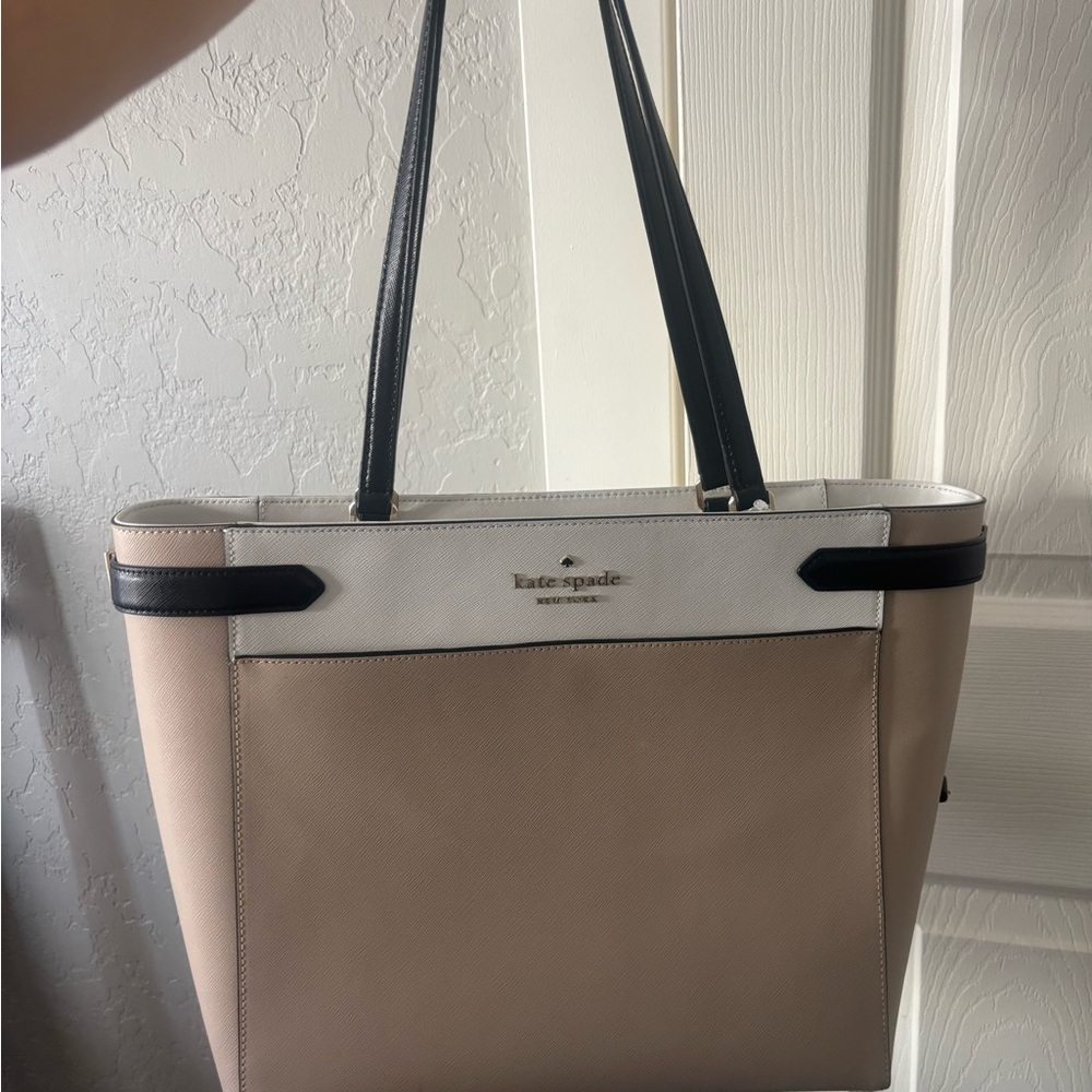 Kate Spade Tan and Black Tote